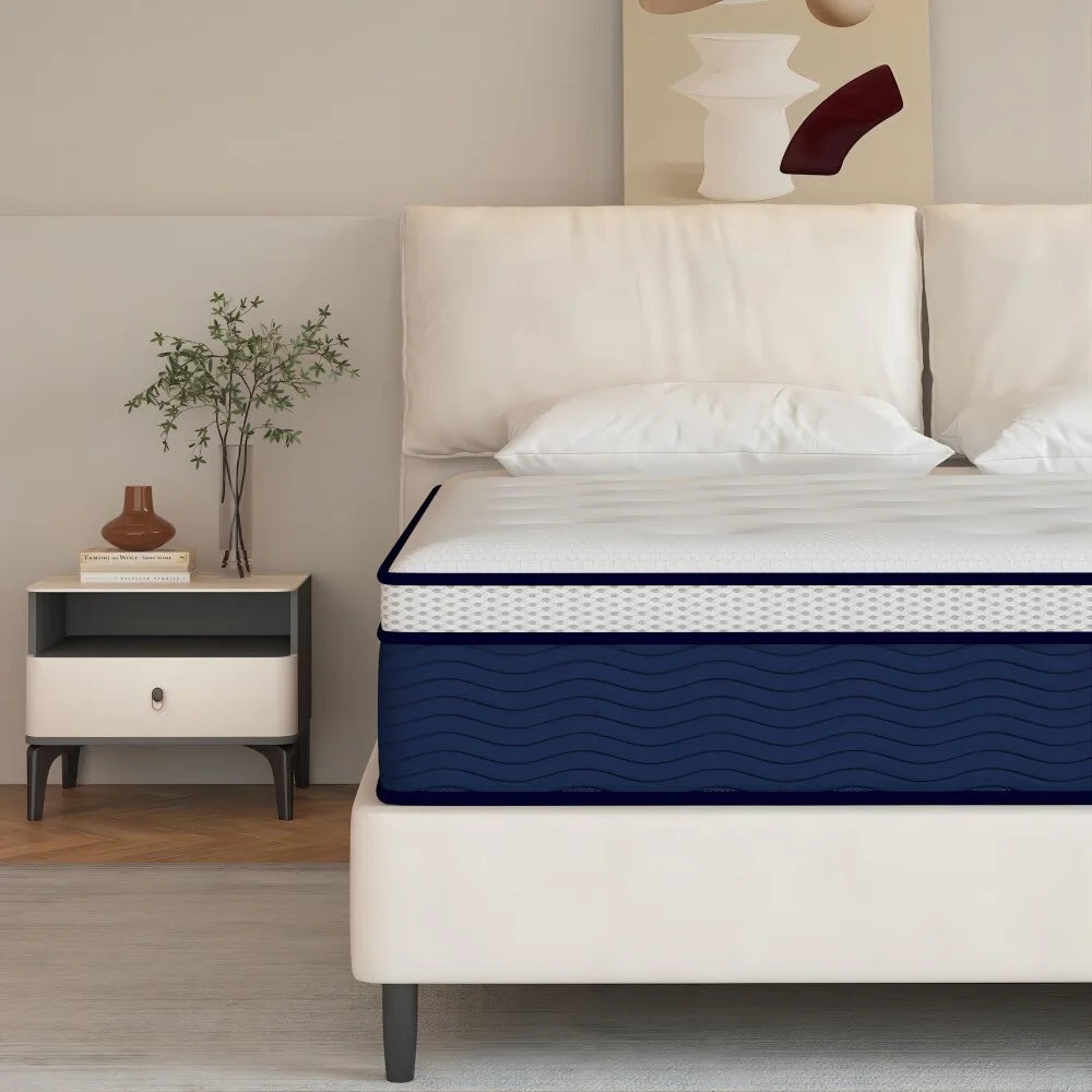 King Size 12 inch Gel Memory Foam Hybrid Mattress C12012
