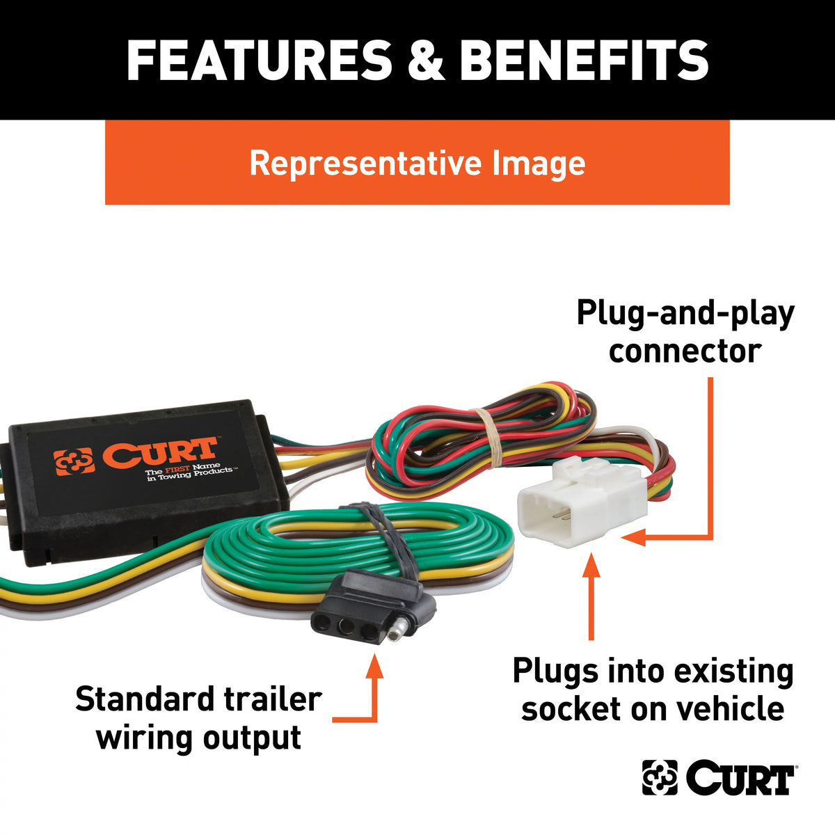 Custom 4-Pin Trailer Wiring Harness M32956