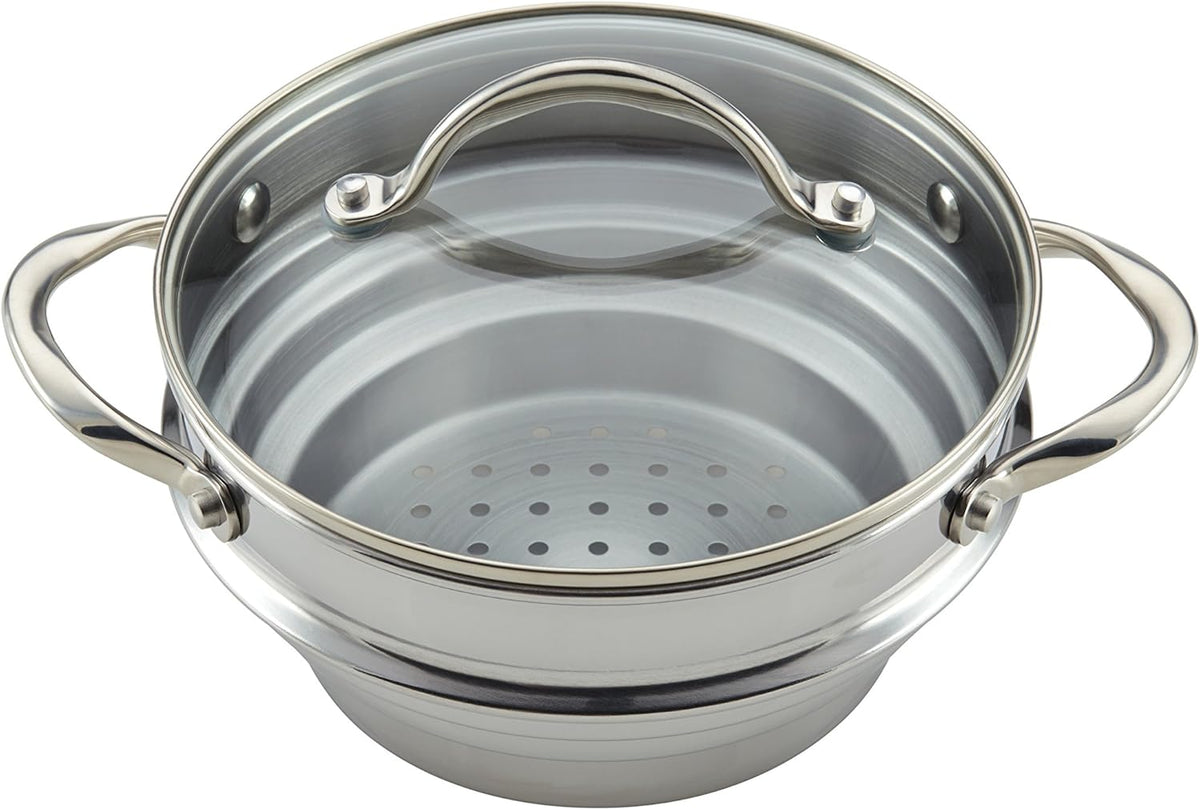 Stainless Steel Covered Steamer Insert W9786