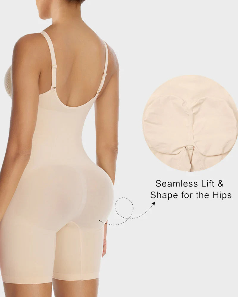 Women's Tummy Control Zip Bodysuit O90433