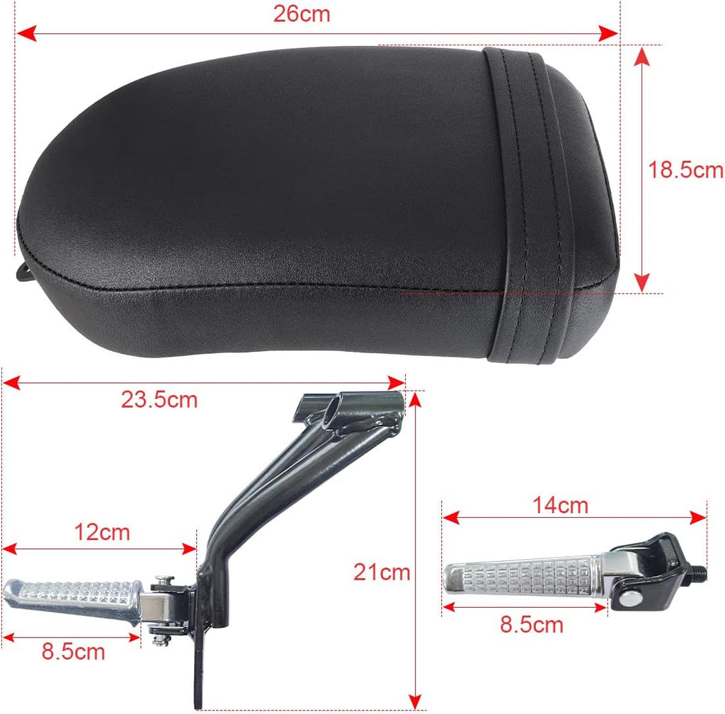 Rear Passenger Seat and Foot Pegs Kit for Honda CMX 300 CMX 500 P468454