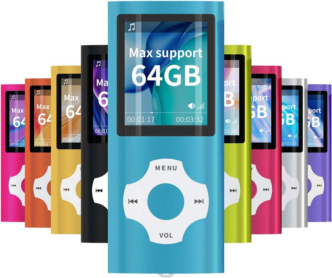 Black Pack of 2 MP3 MP4 Player K7780