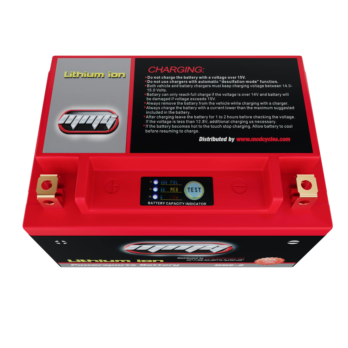 12V 160CCA Lithium Ion Sealed Powersports Battery D57849