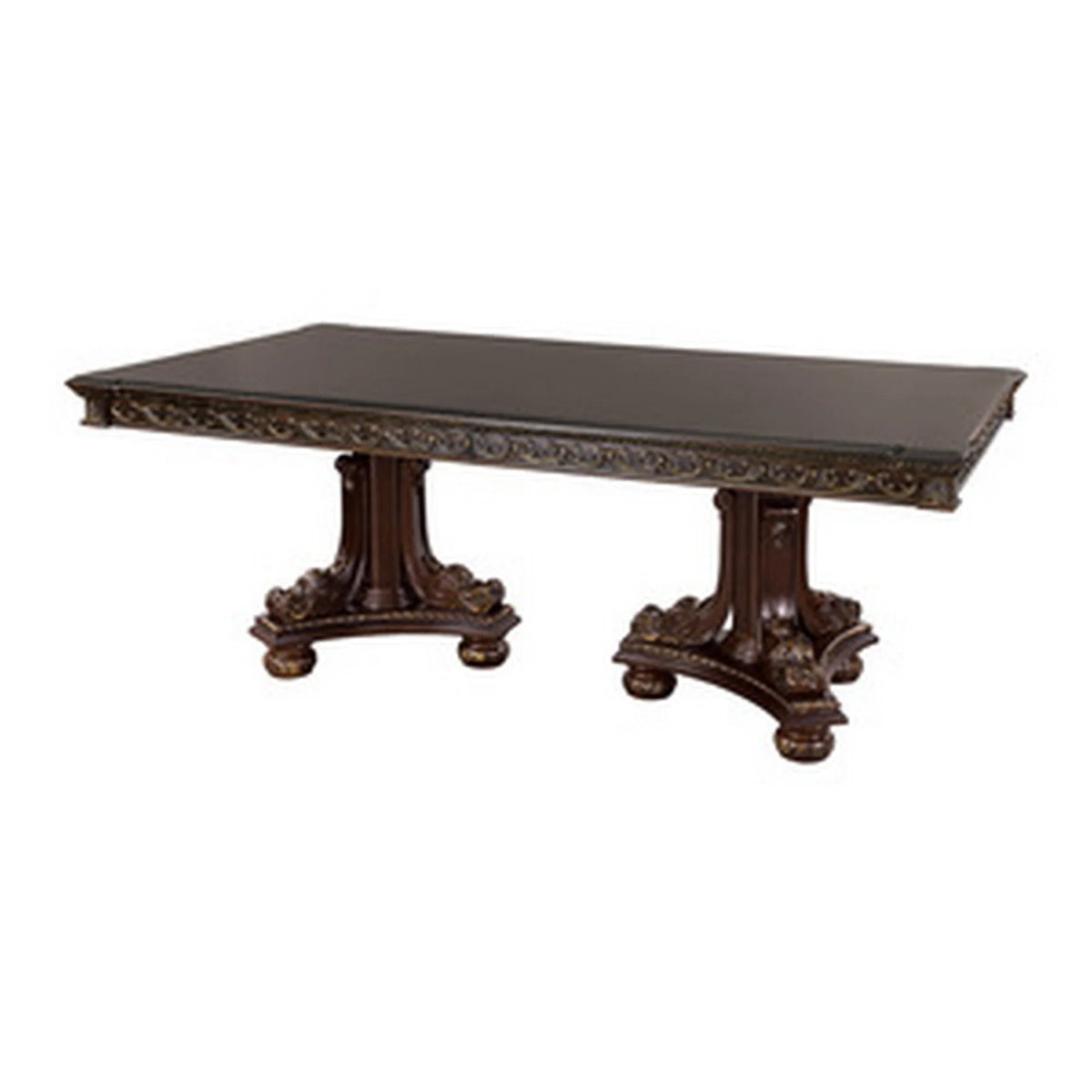 Brown Extendable Dining Table U754