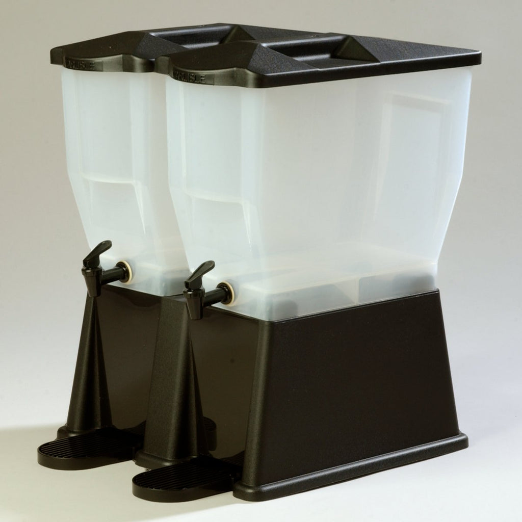 Black 7 Gallon Capacity Double Base X696413