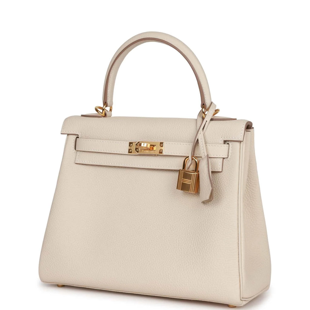 Craie Togo Leather Handbag C4905