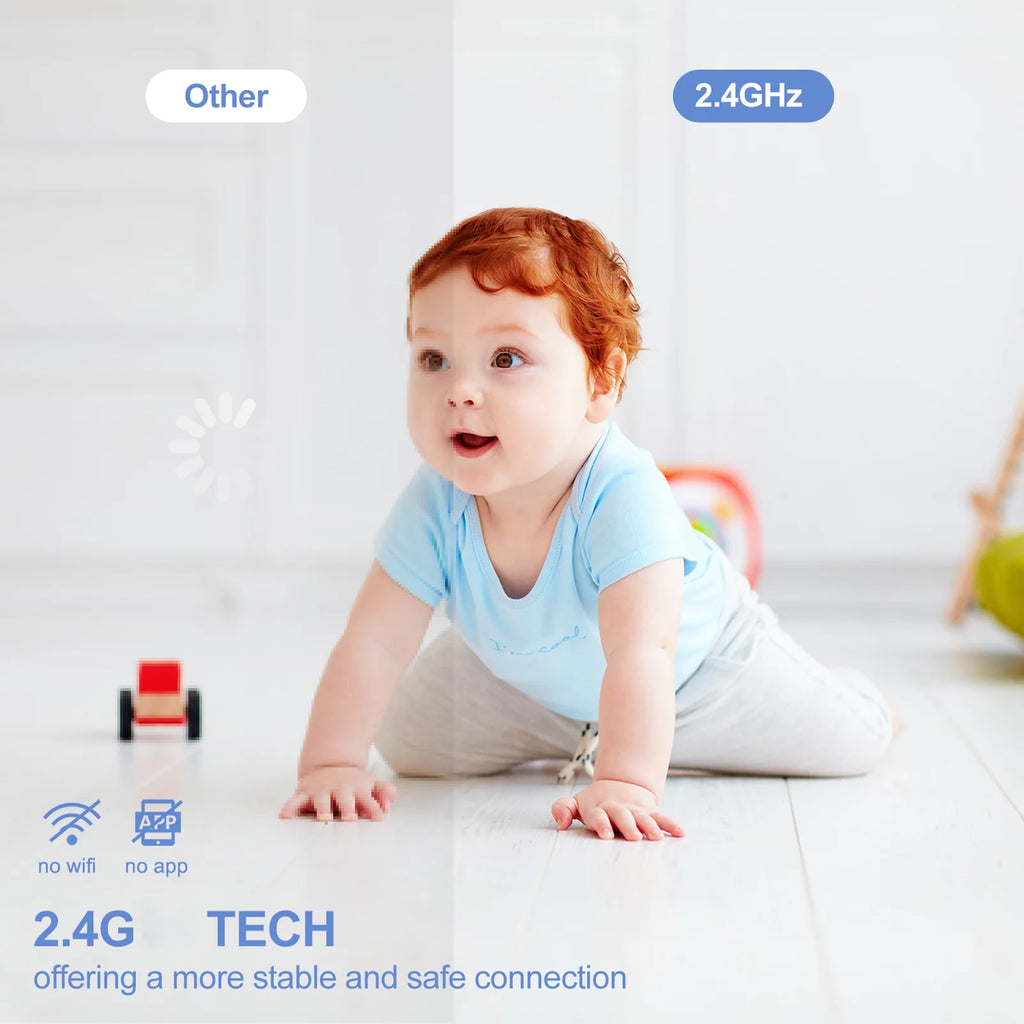 Wireless Video Monitor with 4.3 Inch TFT LCD Screen X552638