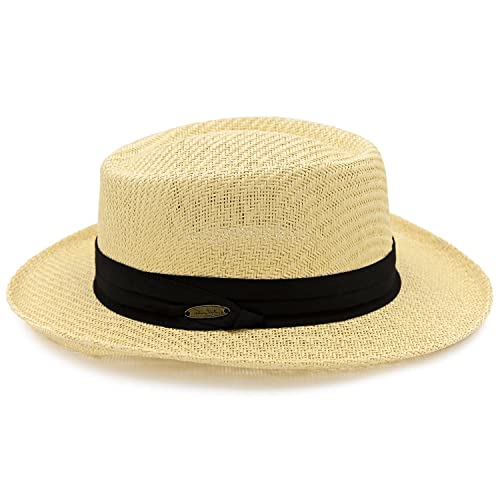 Straw Hat with 3" Brim M505