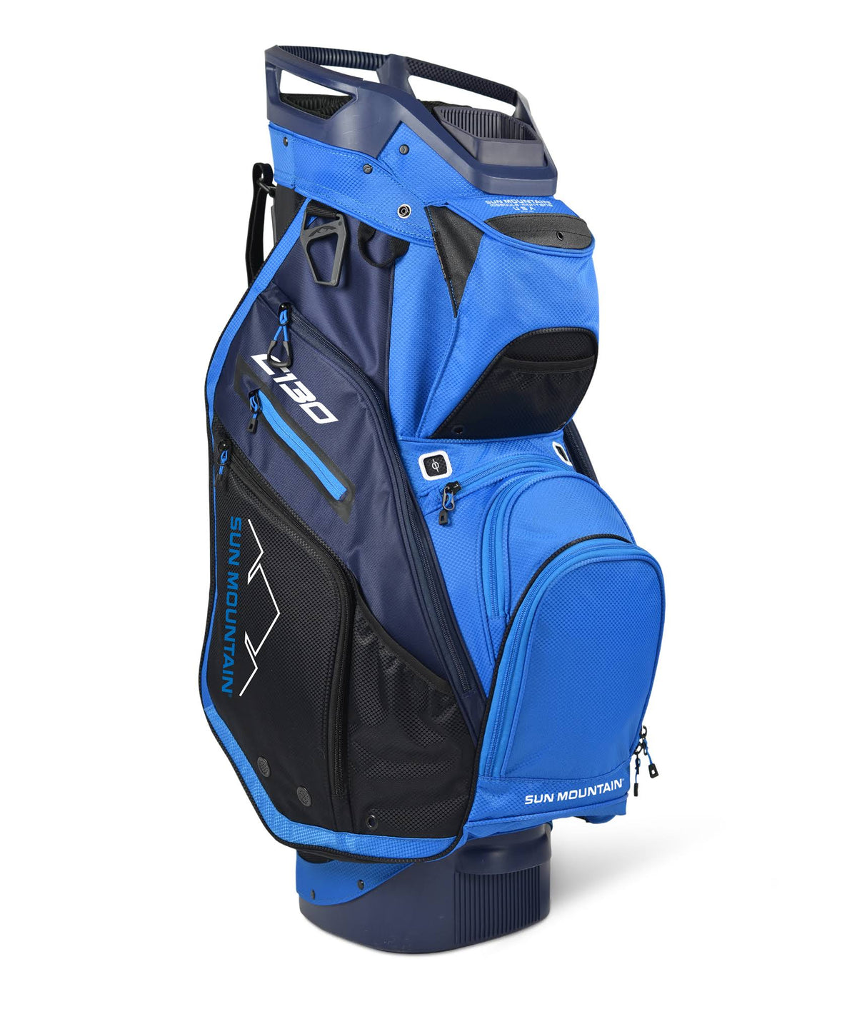Black Charcoal White Red Cart Bag I71150