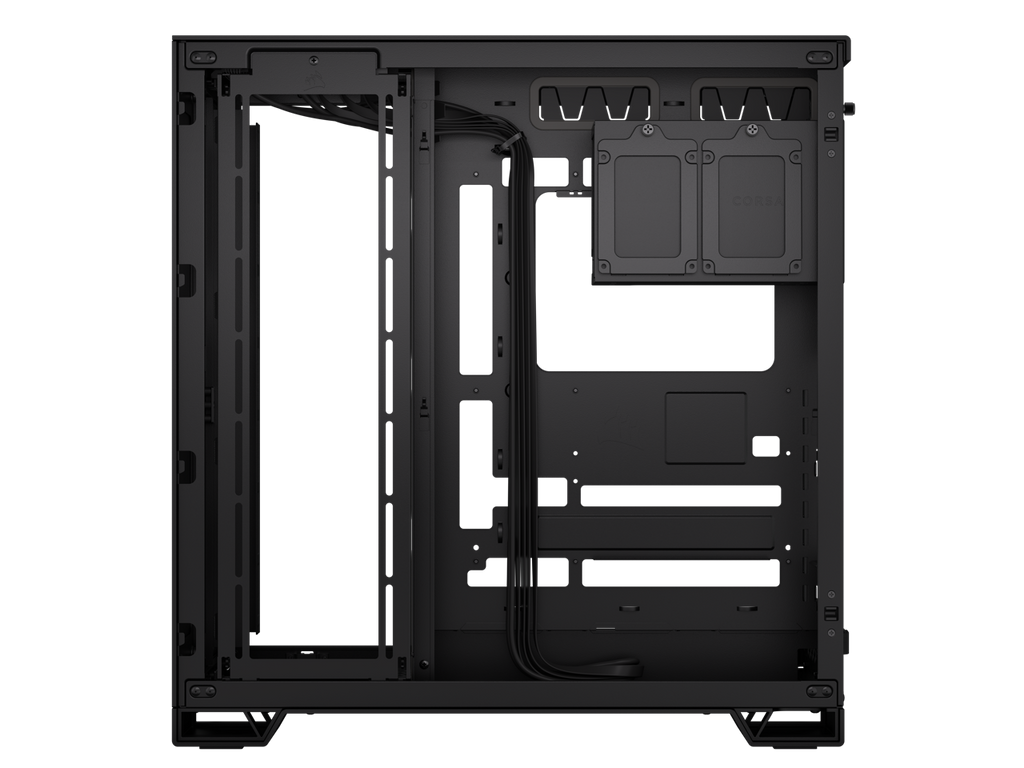 Black Super Mid-Tower Tempered Glass Airflow Case X741803