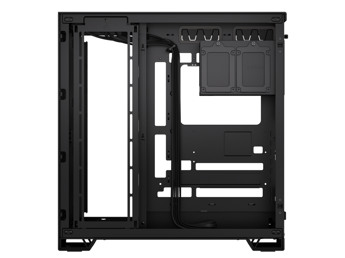 Black Super Mid-Tower Tempered Glass Airflow Case X741803
