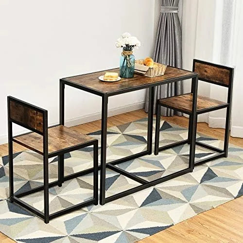 3 Piece Dining Set with Metal Frame D3549