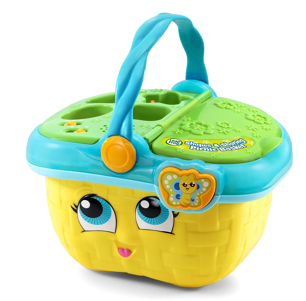 Yellow Shapes and Sharing Picnic Basket E9594
