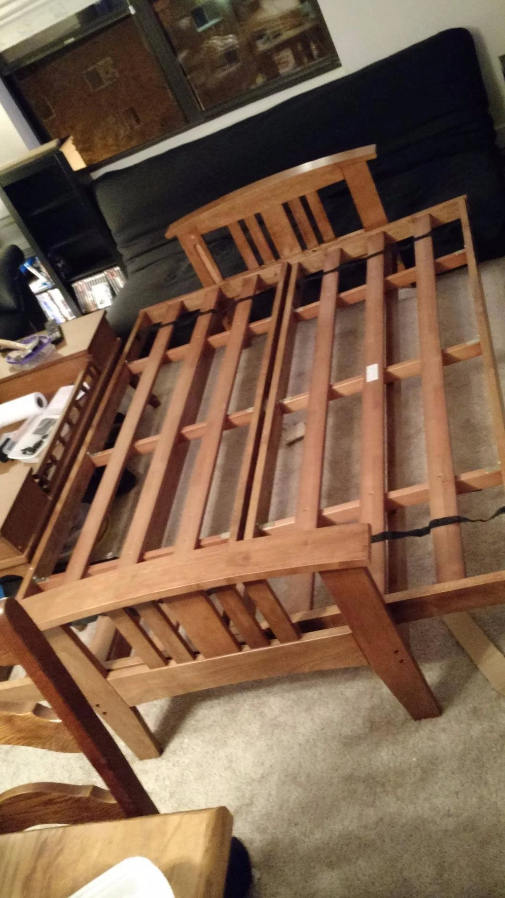 Full Size Wood Futon Frame B6043