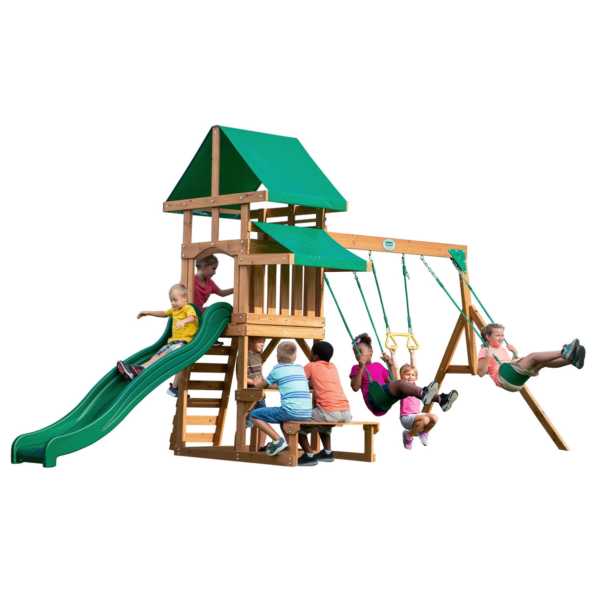 All Cedar Wood Swing Set T725525