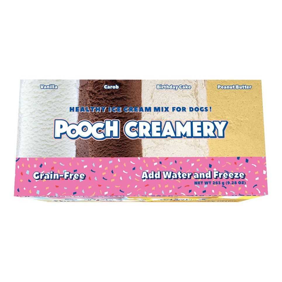 Peanut Butter Birthday Cake Ice Cream Mix Dog Treats E21054