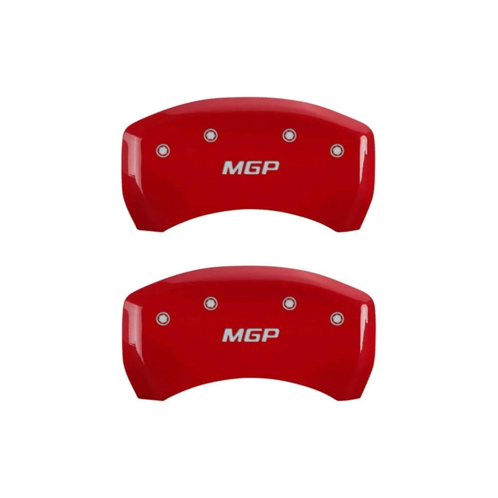 Red Brake Caliper Covers Front & Rear Set H945357
