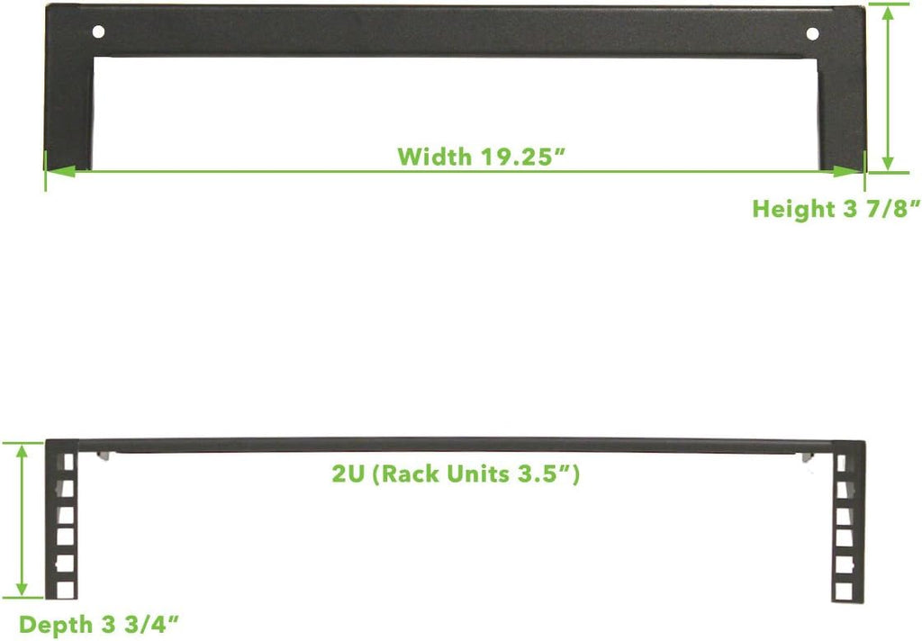4U 19 Inch Vertical Wall Mount Server Rack Black X42614
