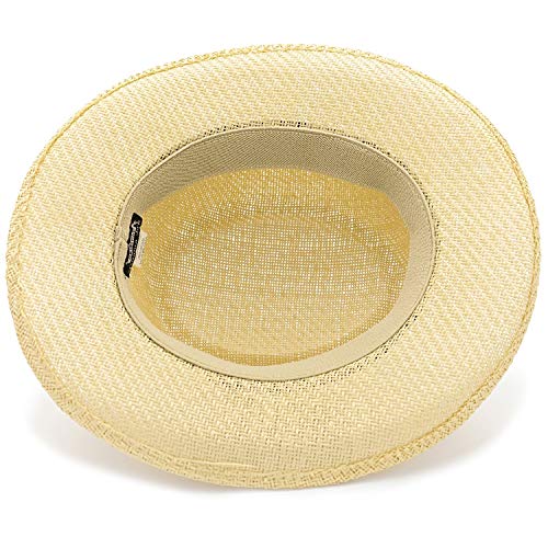 Straw Hat with 3" Brim M505