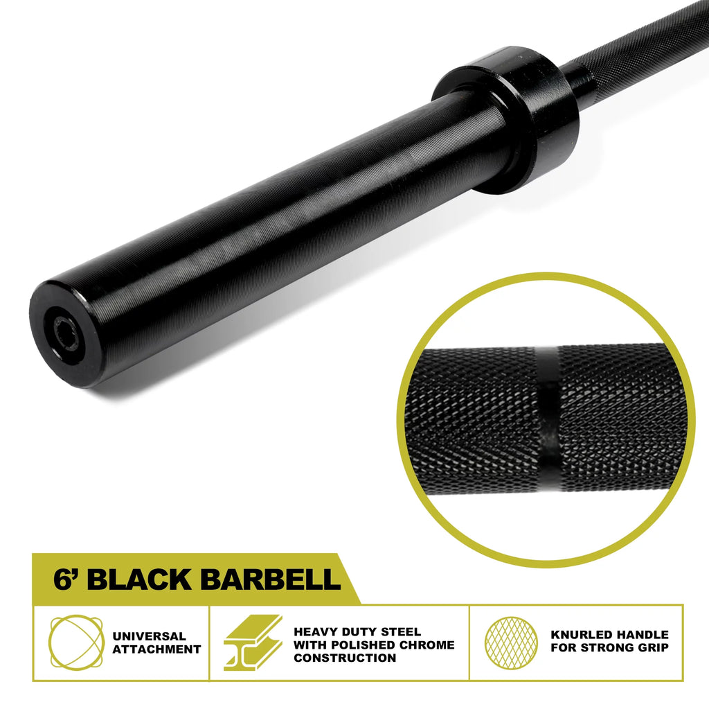 2-Inch Olympic Barbell Weight Bar 7ft 700-Pound Capacity J99513