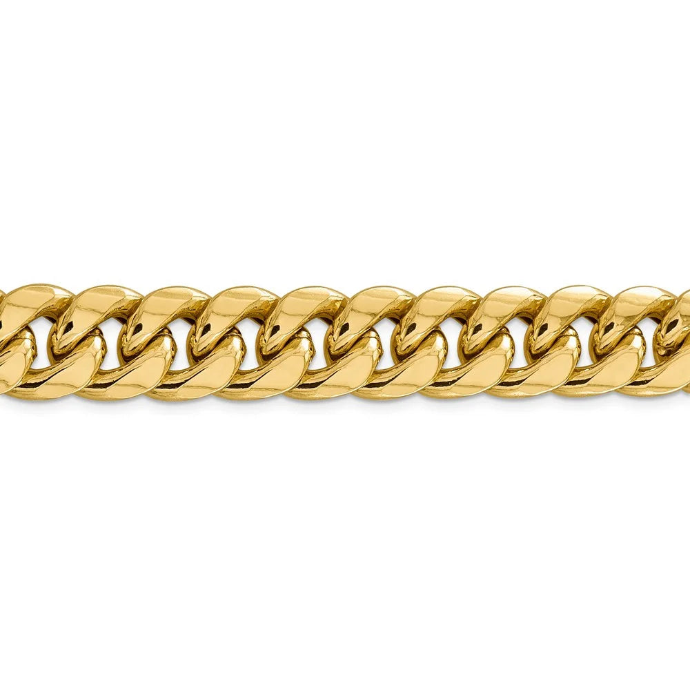 14kt Yellow Gold 24 inch Miami Cuban Chain I272664