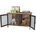 Double Dog Crate with Divider W539025