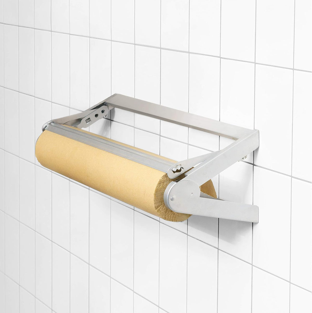 24" Wrapping Paper Roll Cutter Holder Dispenser with Serrated Blade, Pack of 2 K49164