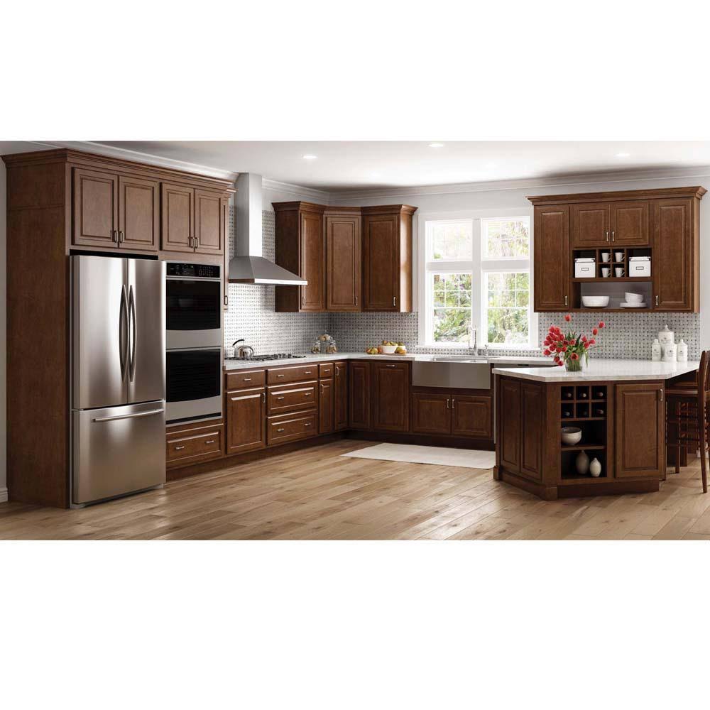 Red Kitchen Cabinet End Panel C663