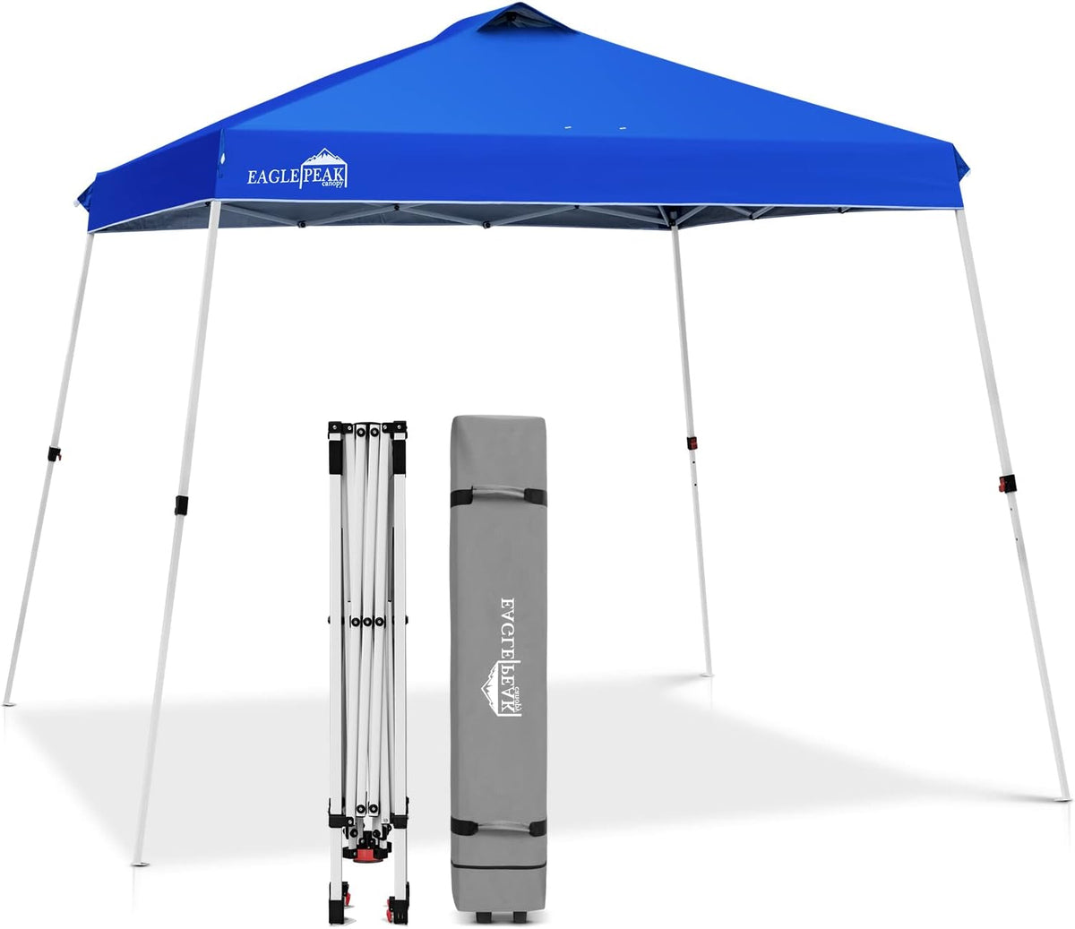 10' x 10' Slant Leg Pop-up Canopy Tent White T83132