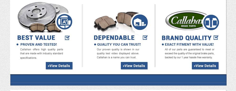 Front and Rear 4 Ceramic Brake Calipers and Pads Kit D924