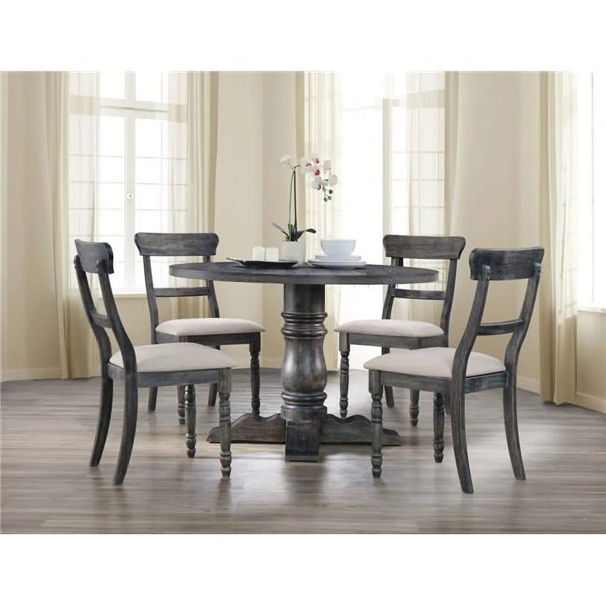 2 Piece Round Pedestal Dining Table R69658