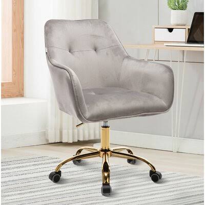 Light Gray Swivel Office Chair K30775