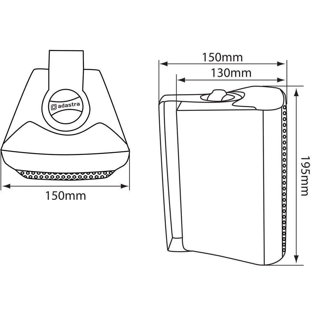 White 4inch Stereo Speakers Pair E56457