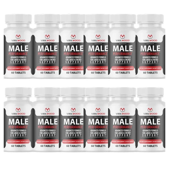 Performance & Drive Pills for Men - 12 Bottles C9175