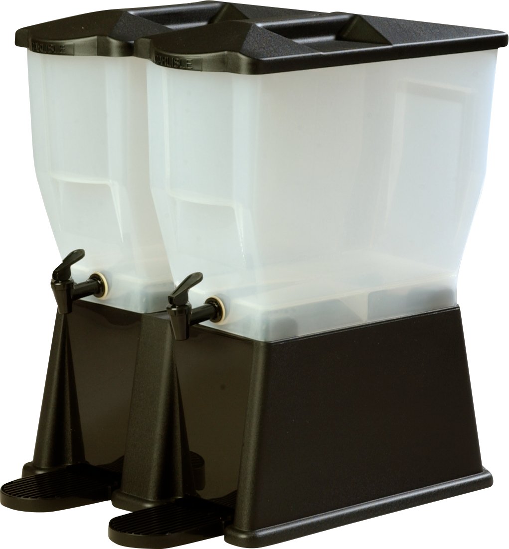 Black 7 Gallon Capacity Double Base X696413