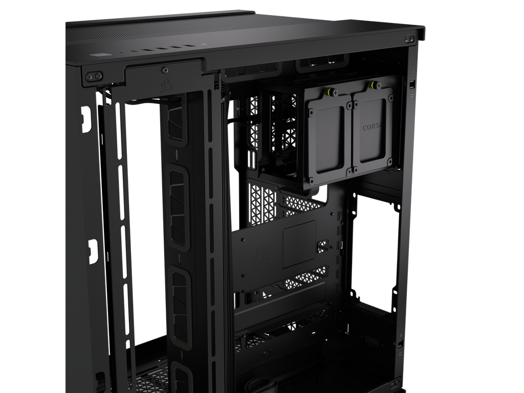 Black Super Mid-Tower Tempered Glass Airflow Case X741803