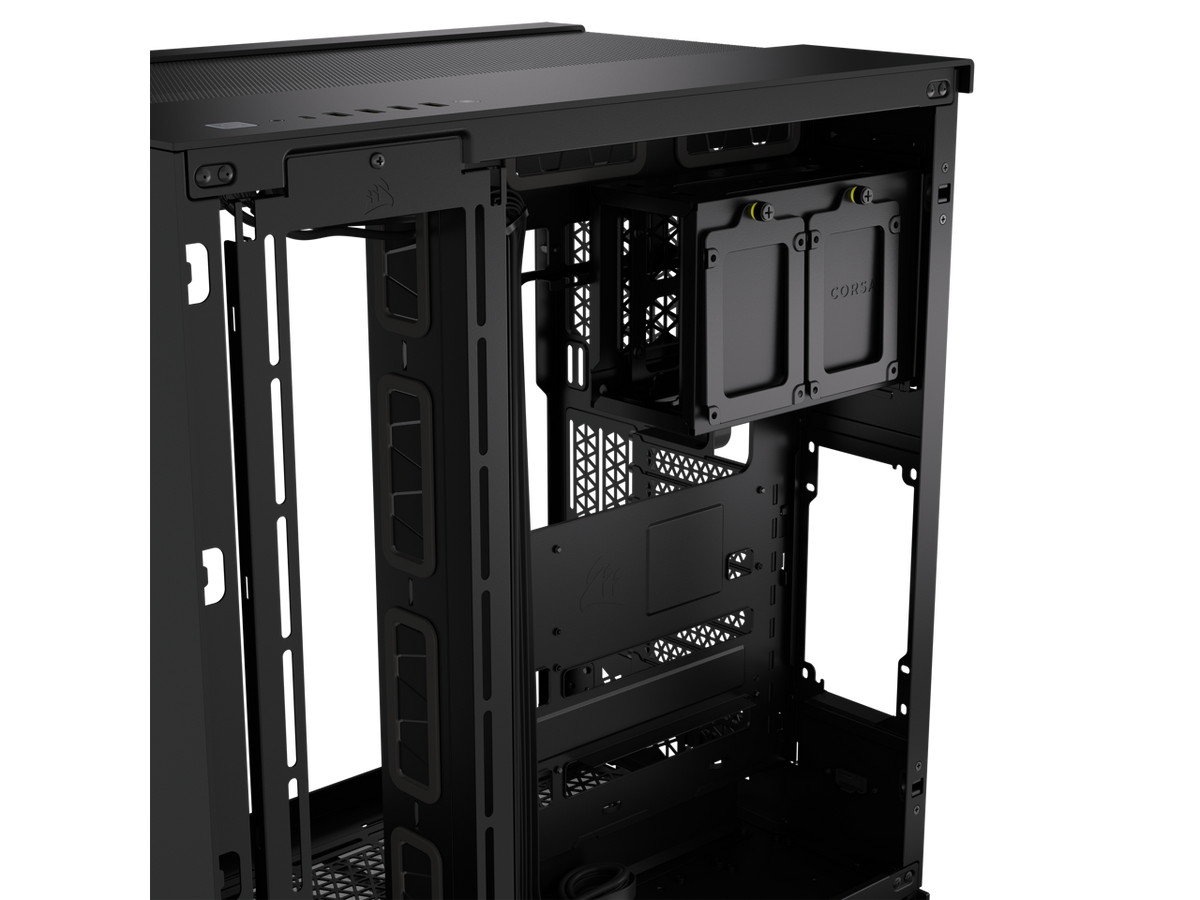 Black Super Mid-Tower Tempered Glass Airflow Case X741803