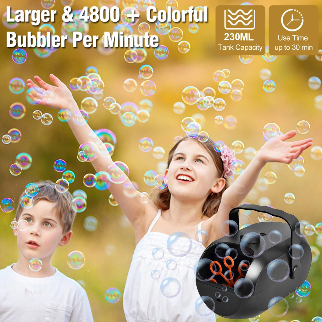 Bubble Machine 4800+ Bubbles Per Minute N945