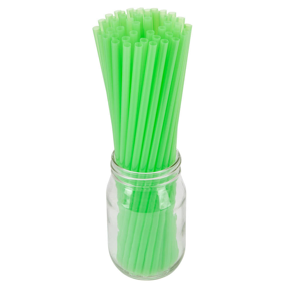 Green Unwrapped Straw 10 inch R508