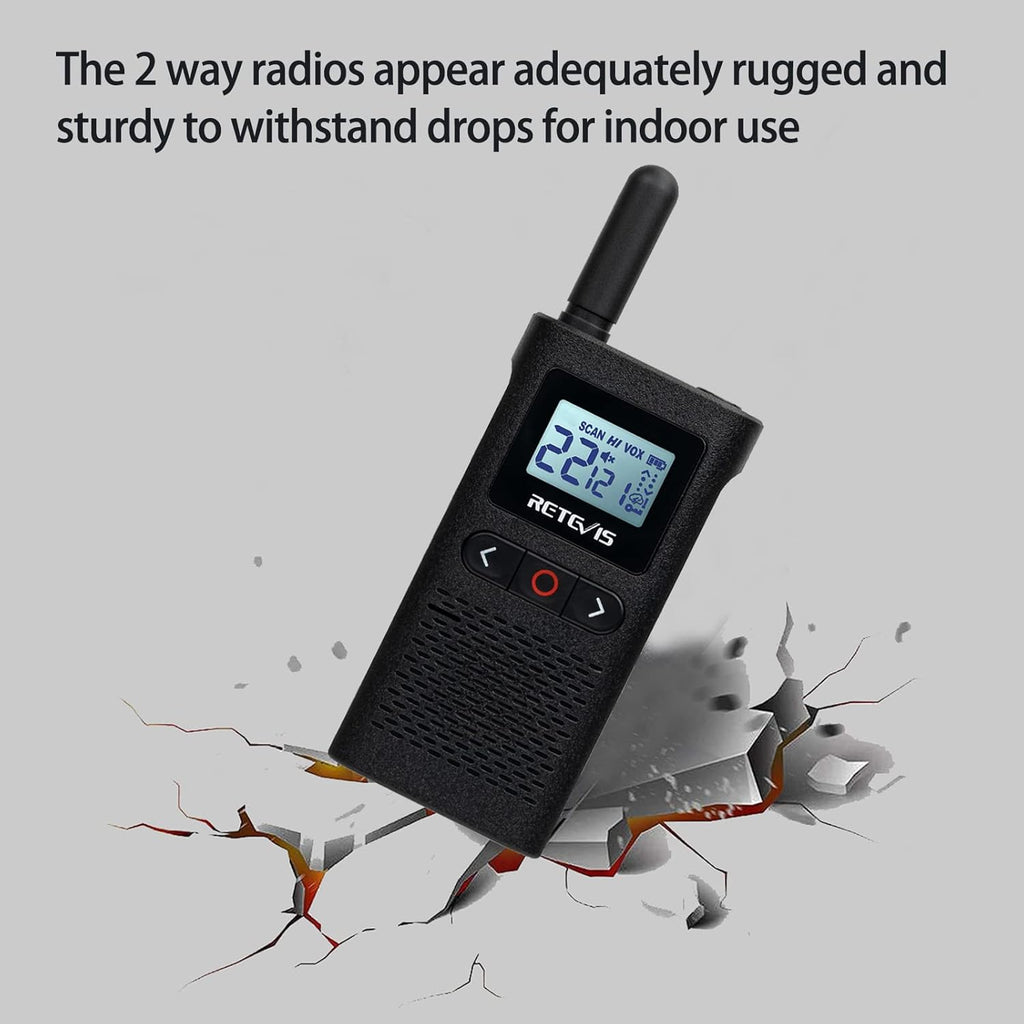 10 Pack Rechargeable Walkie Talkies with Earpiece Q94937