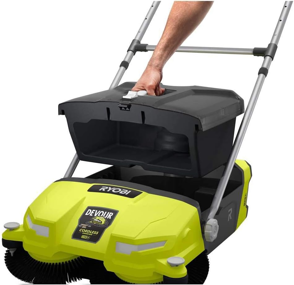 18-Volt Cordless 4.5 Gal. Debris Sweeper Kit with 1.5 Ah Battery and Charger H70939