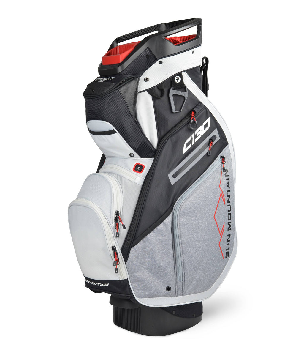 Black Charcoal White Red Cart Bag I71150