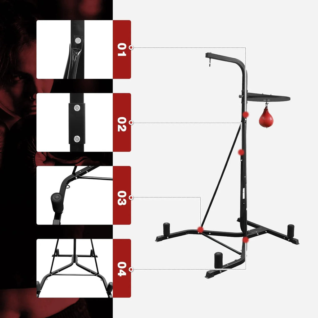 Boxing Bag Stand with Speed Bag L763