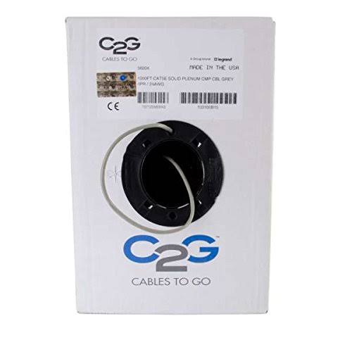 Gray CAT 5e Bulk Cable 1000 ft X530