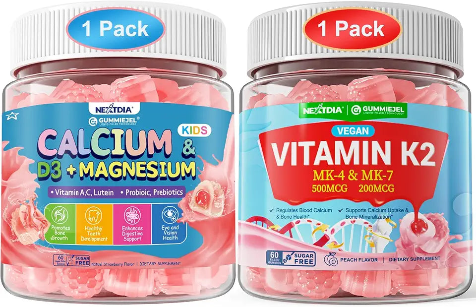 Kids Calcium Gummies & Vitamin K2 Gummies W9035