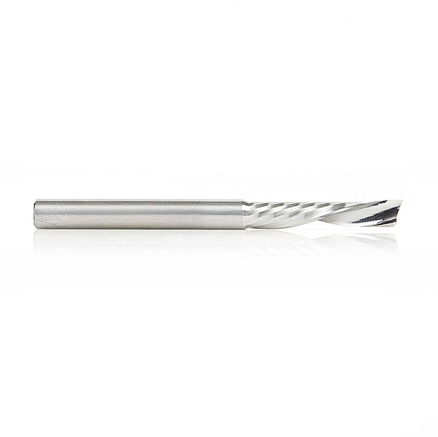 Solid Carbide CNC Spiral Flute Aluminum Cutting 1/4 Dia x 1-1/4 x 1/4 inch Shank Down-Cut I6626