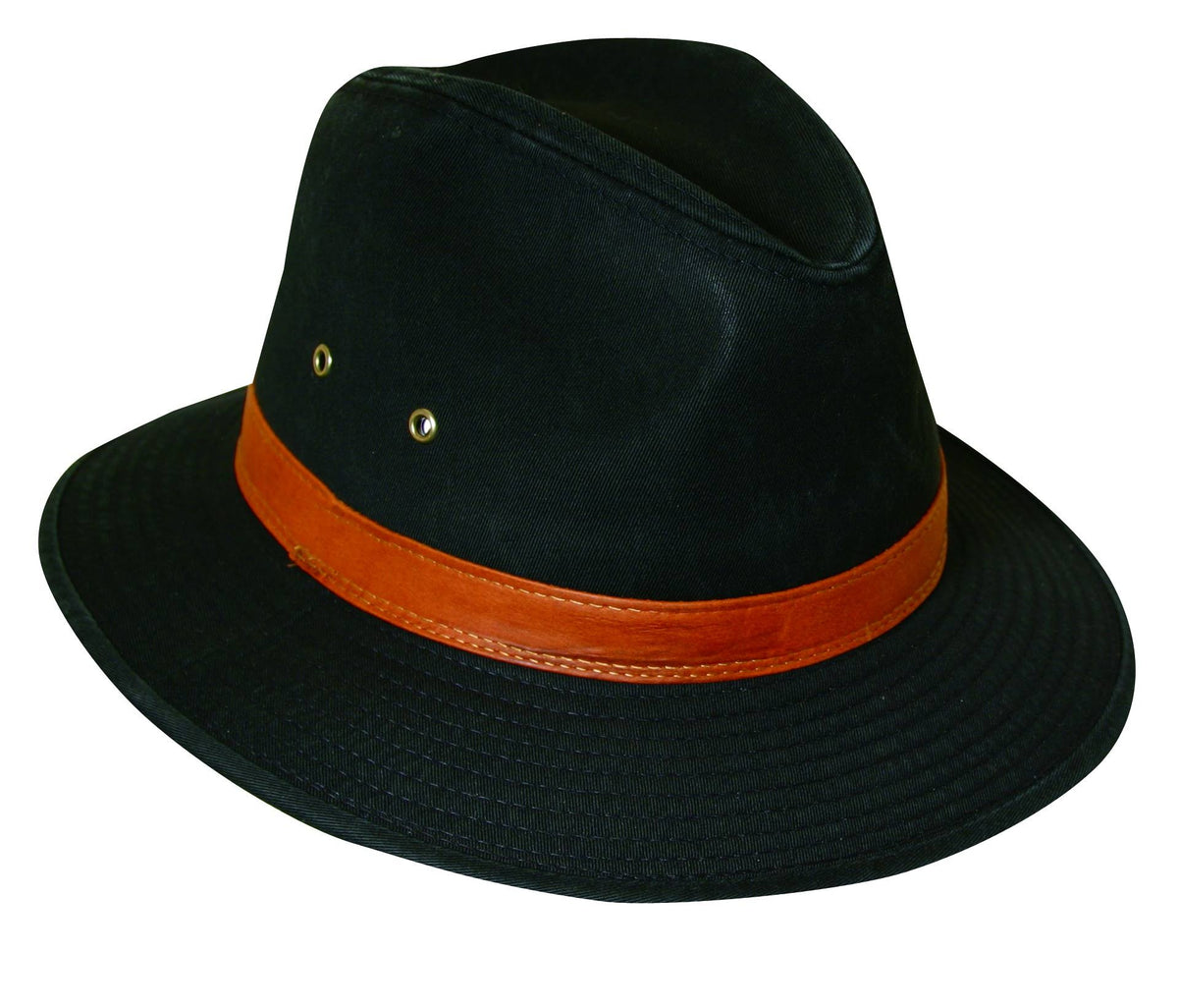 Black Twill Safari Hat B7541