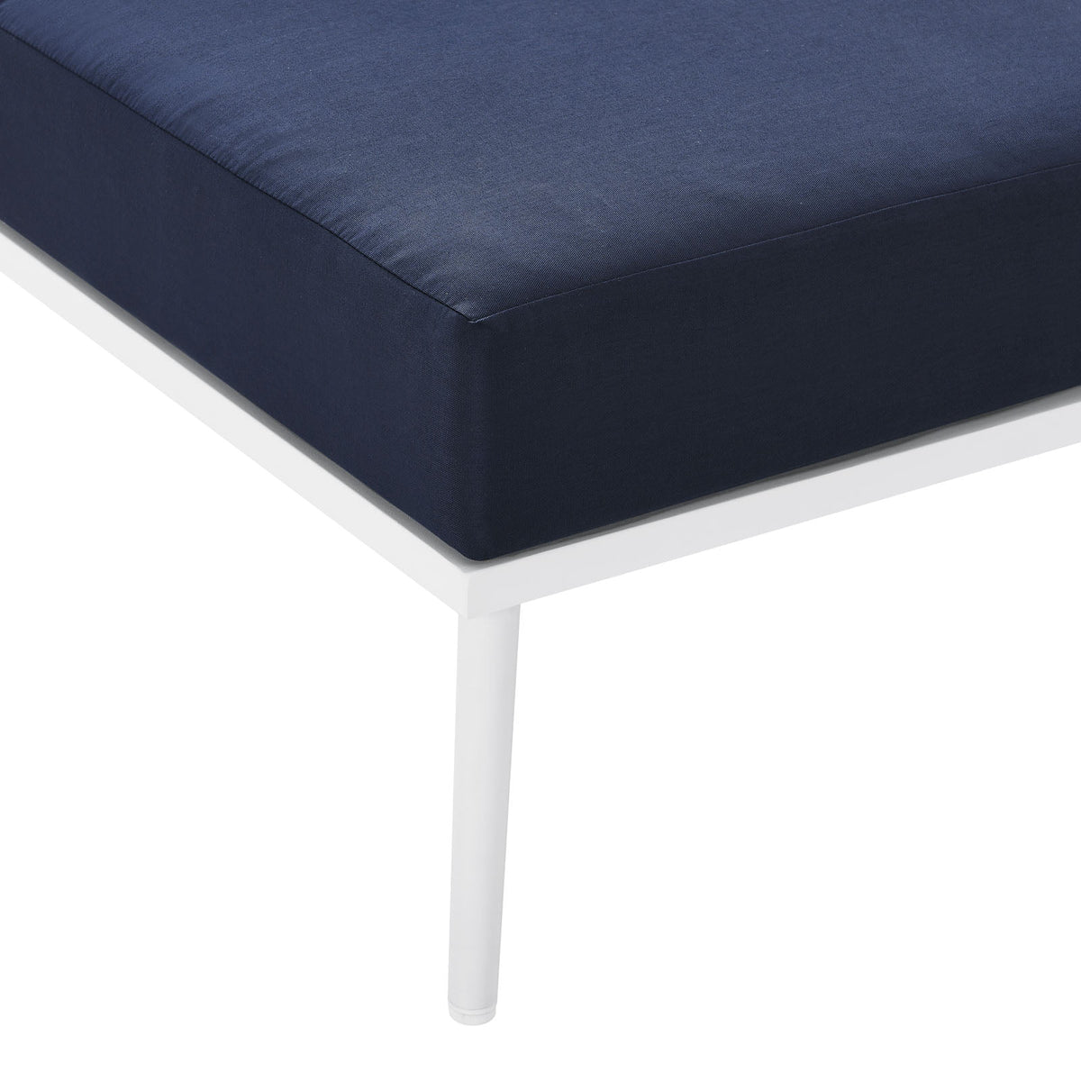 Navy White Aluminum Fabric Lounge Chair L787390