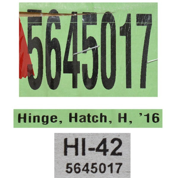 Stainless Offset Hatch Hinge M78148