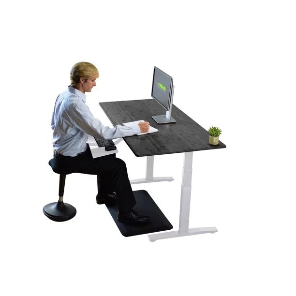 Black 48x30" Adjustable Height Electric Standing Desk D427974